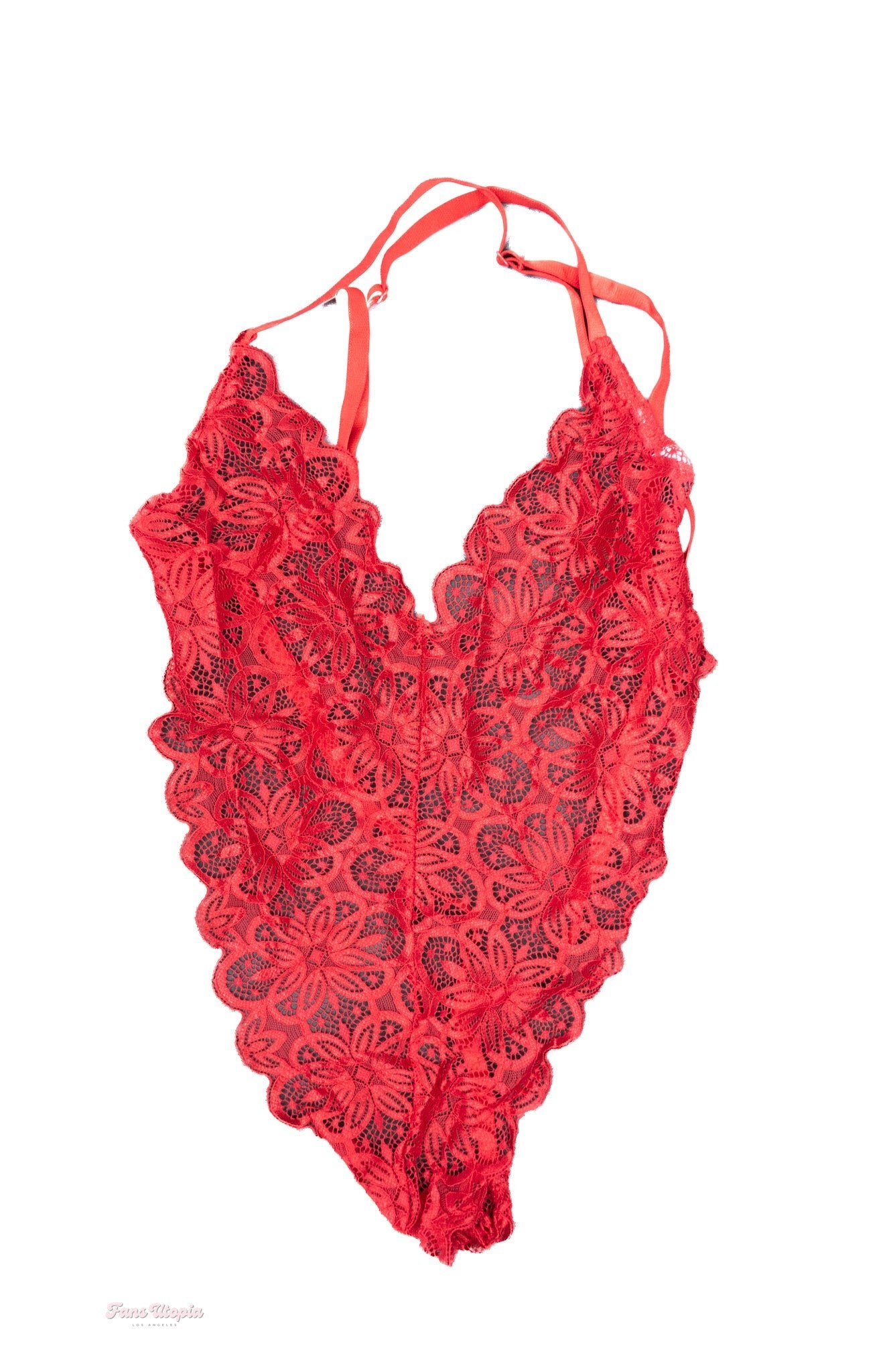 Charli Phoenix Red Lace Bodysuit