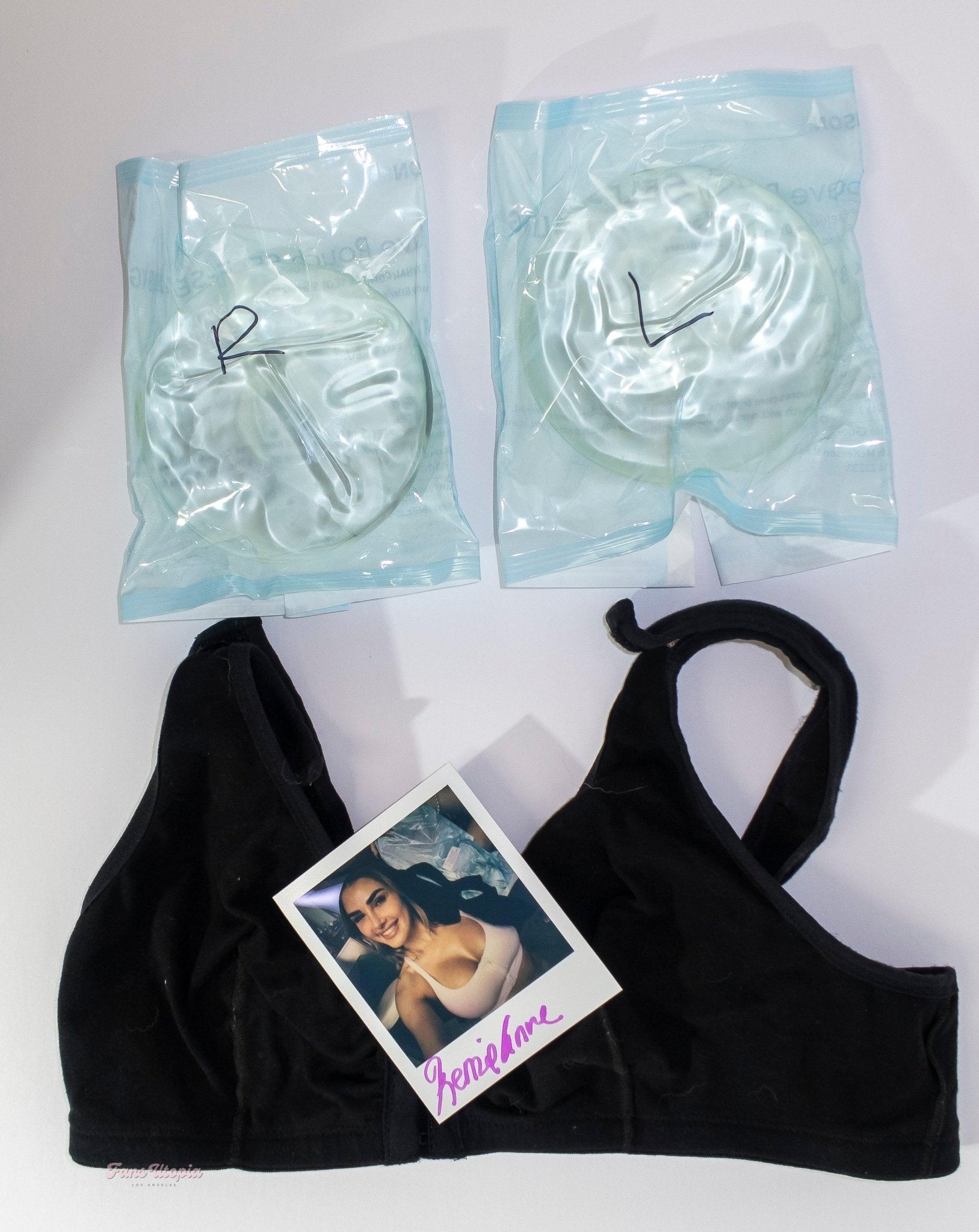 Kenzie Anne Autographed Implants & Surgical Bra + Polaroid – FANS UTOPIA