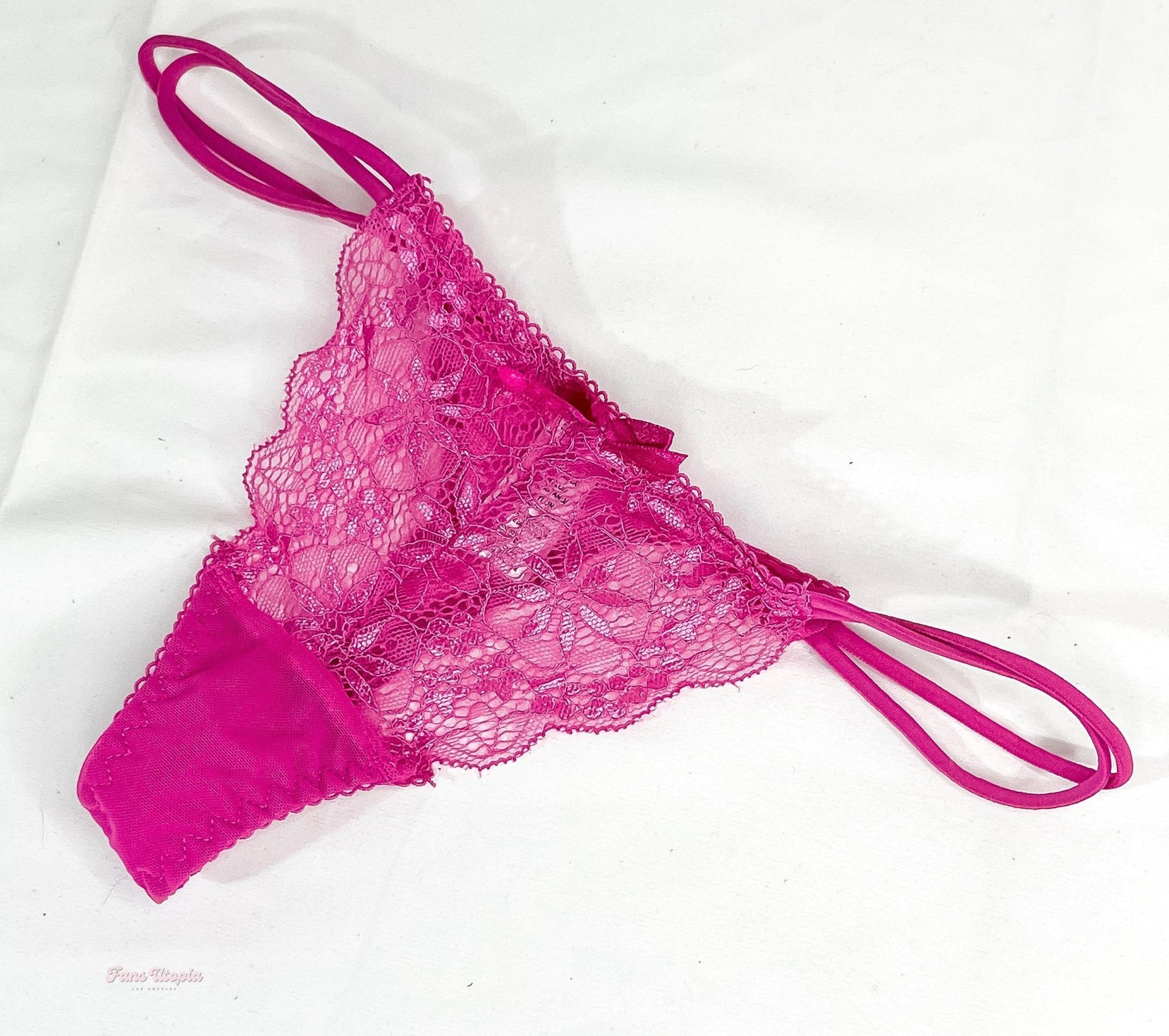 Savannah Bond Pink Lace Thong – FANS UTOPIA