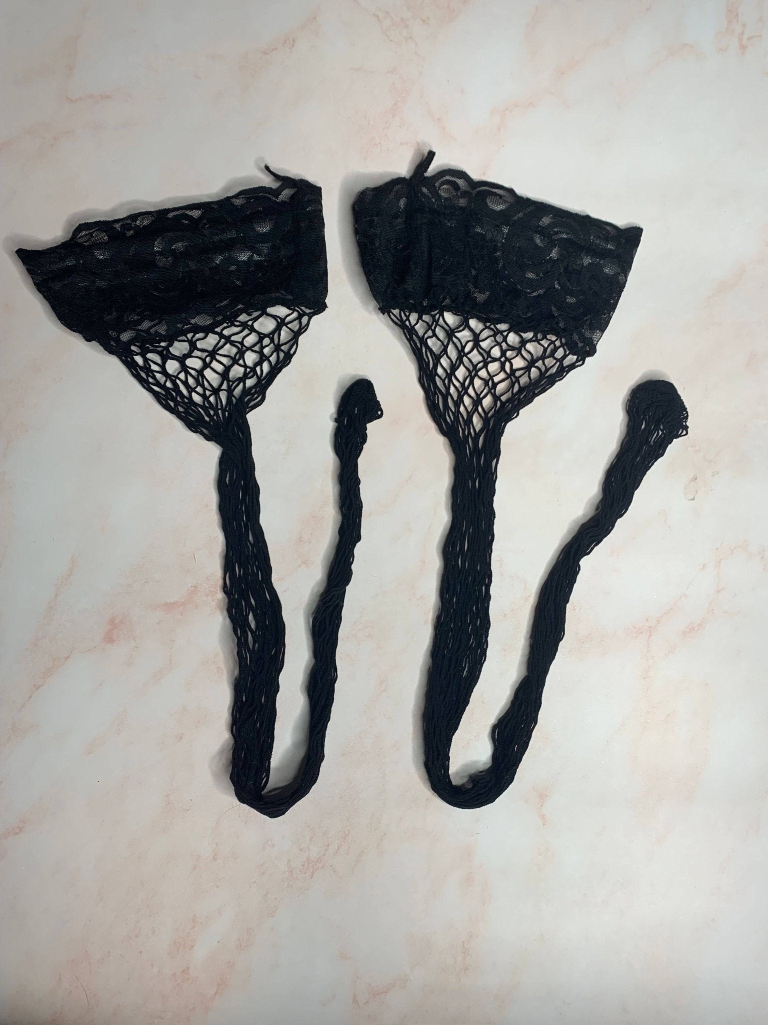 TruKait Used Black Mesh Stockings – FANS UTOPIA