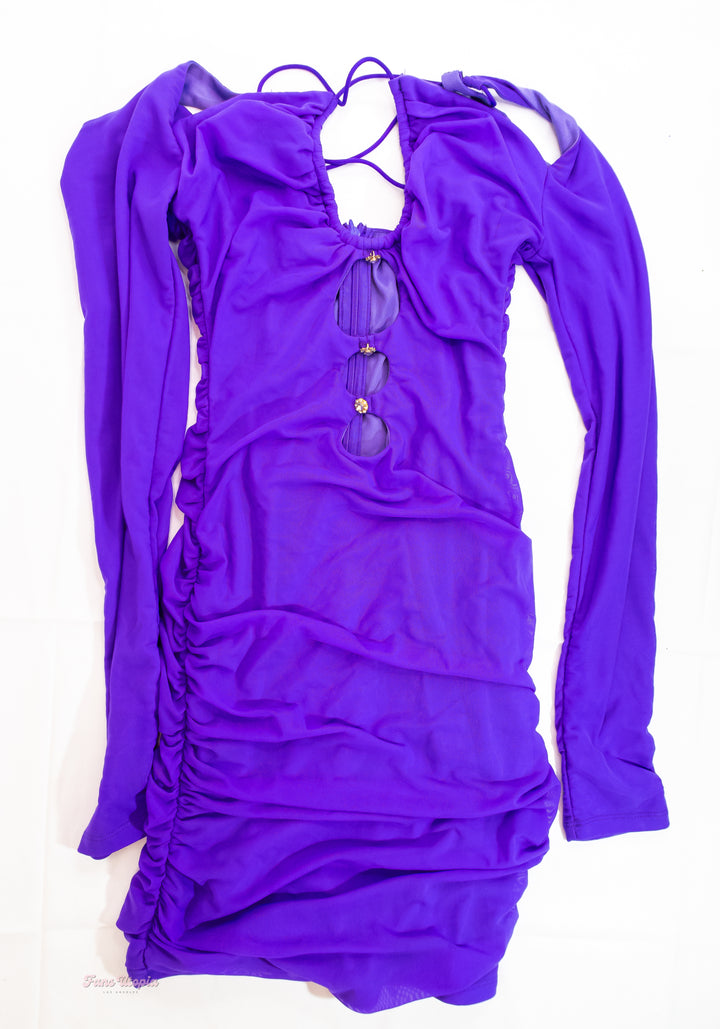 Luna Star Purple Dress - FANS UTOPIA