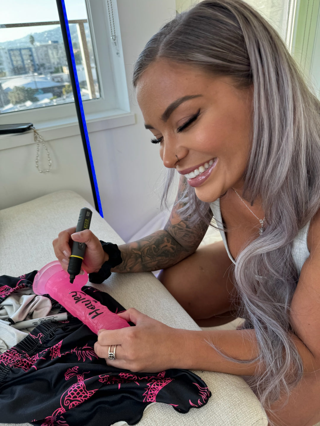 Hayley Davies Pink Autographed Toy - FANS UTOPIA