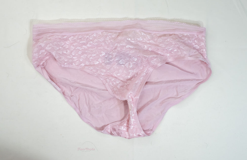 Celestina Blooms Pink Lace Leopard Panties - FANS UTOPIA