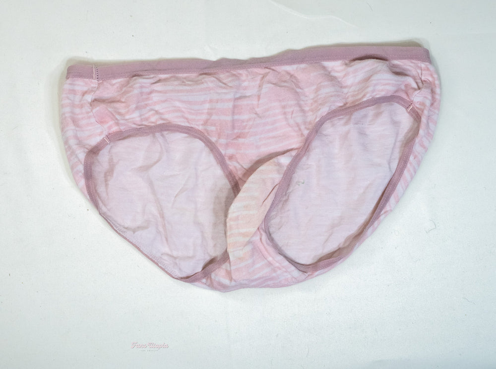 Celestina Blooms Pink Striped Panties - FANS UTOPIA