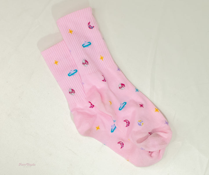 Bunny Madison Pink Space Socks