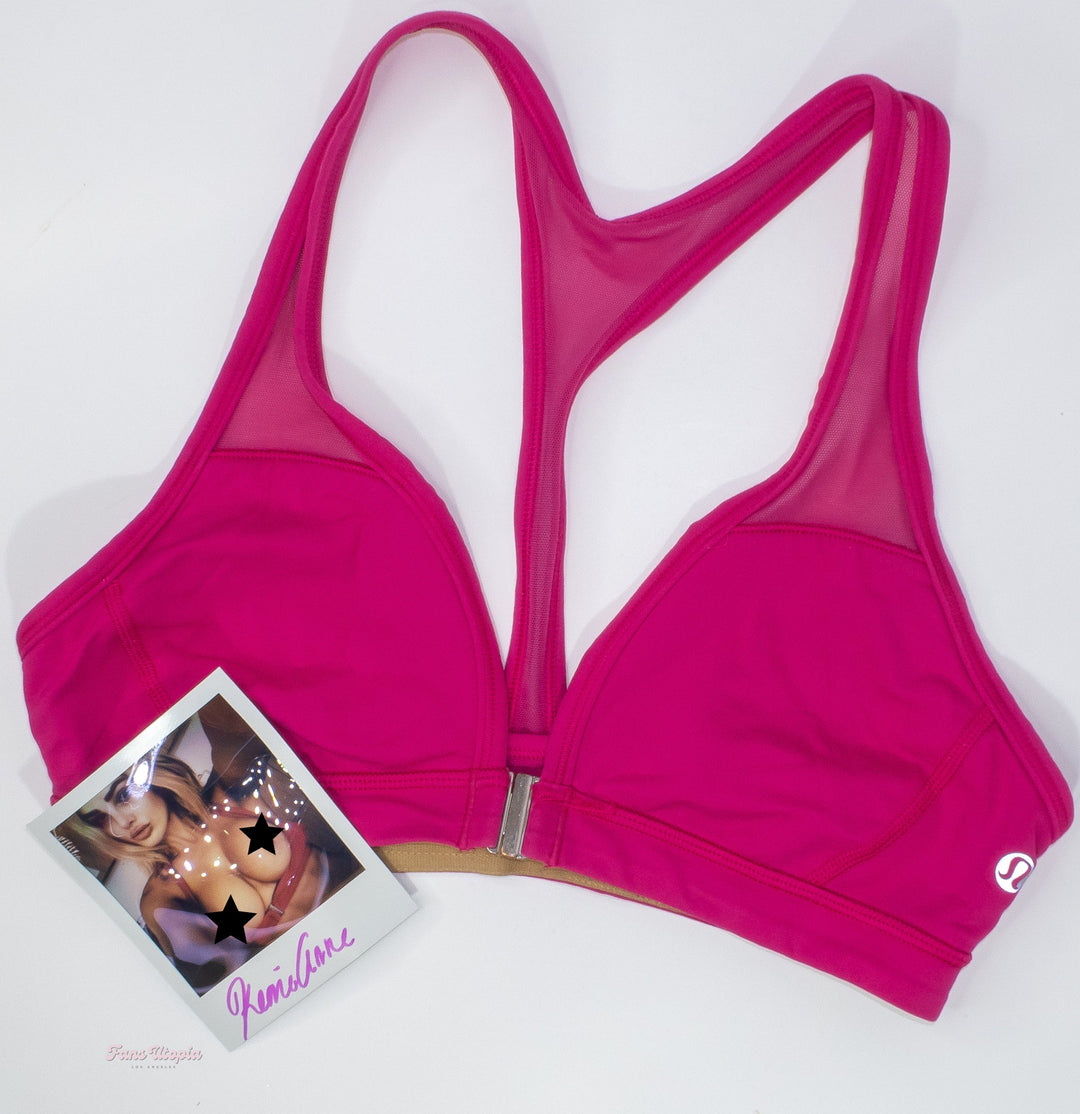 Pink Training Bra, Pink Female Bra, Steel Underwear, Pink Bra Cup E