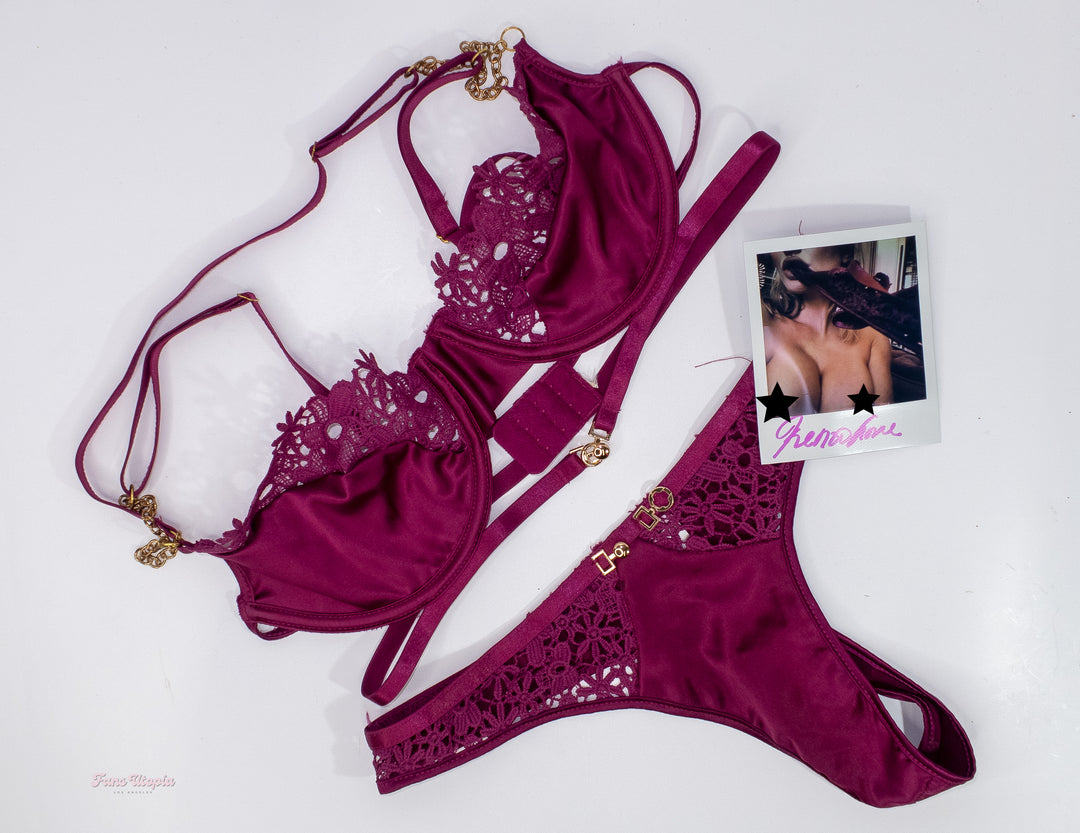 Kenzie Anne Maroon Bra & Panties Set