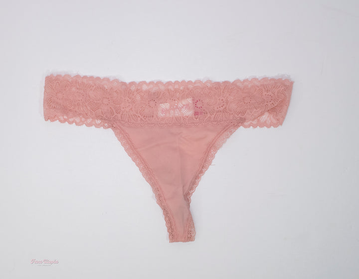 Danelle Spriit Pink Lace Thong
