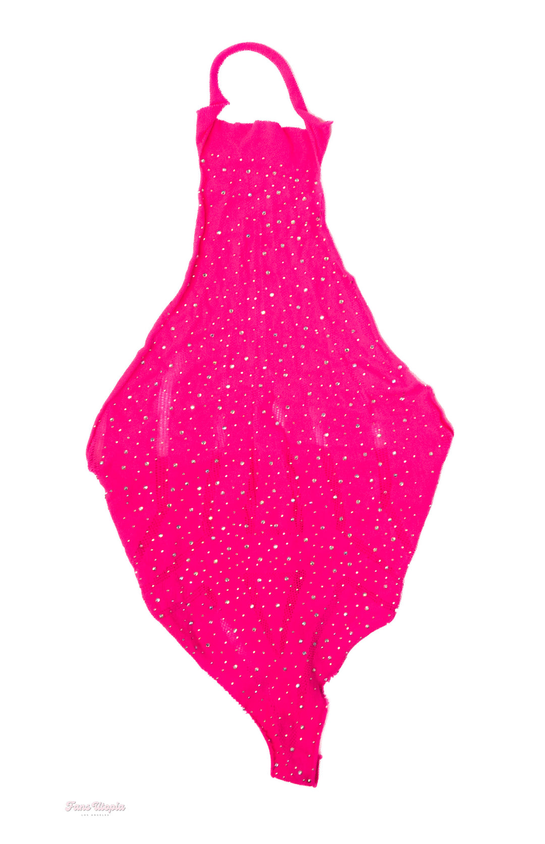 Hayley Davies Hot Pink Mesh Bodysuit