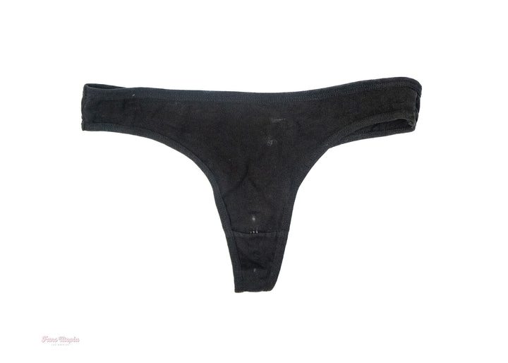Hayley Davies Black Panties
