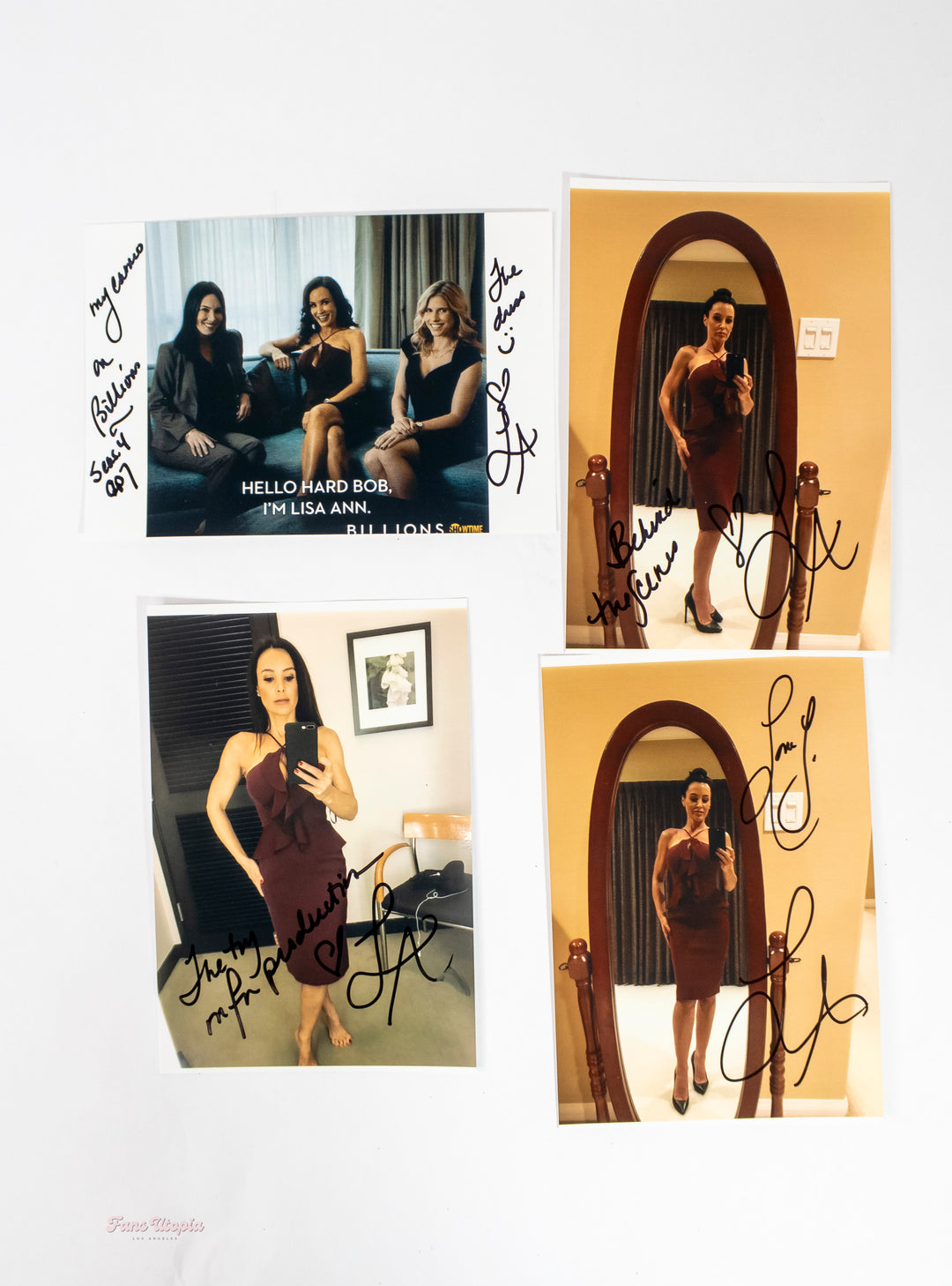 Lisa Ann Billions Dress + 4 personalized autographed photos