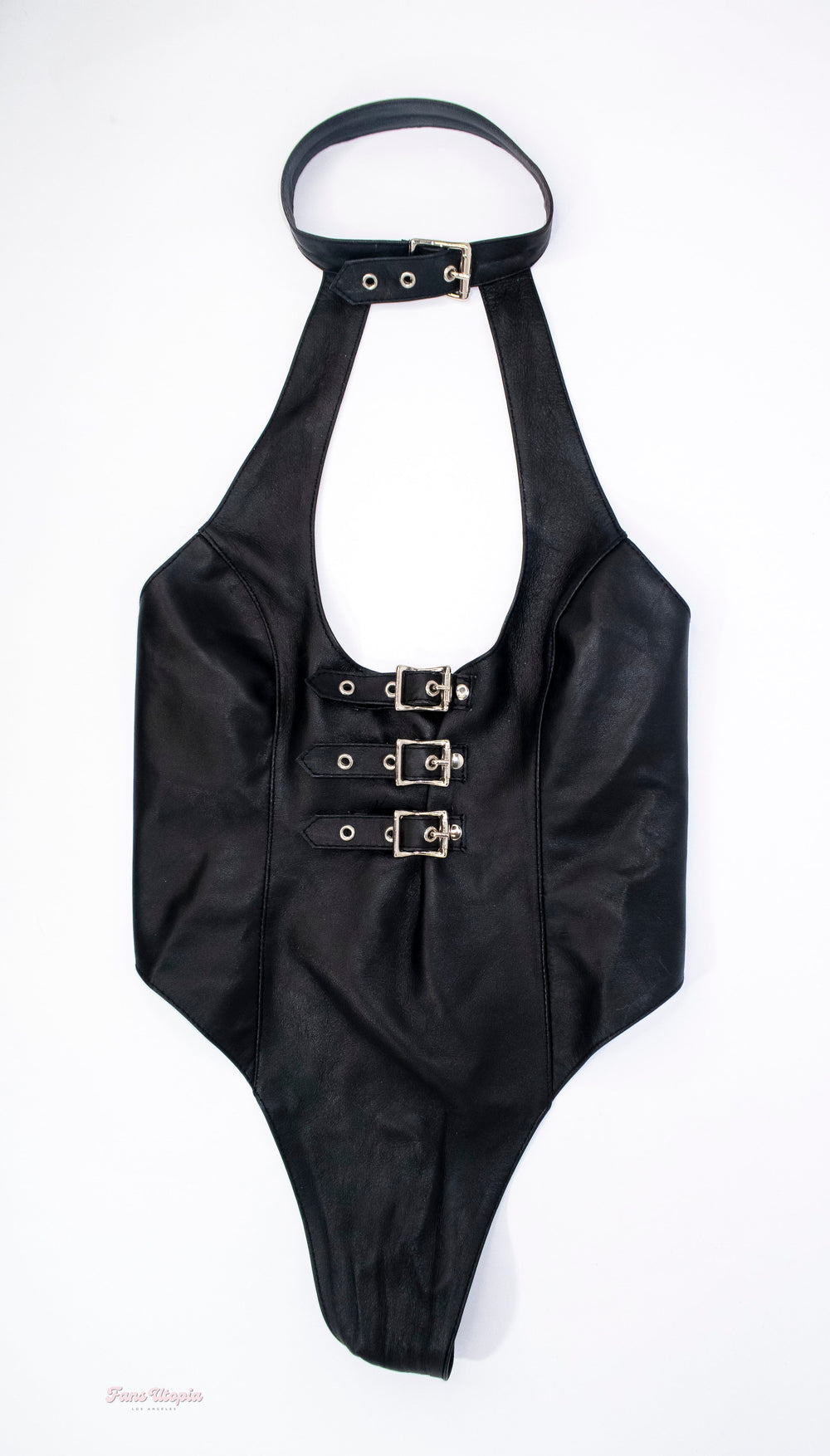 Victoria Voxxx Black Leather Bodysuit - FANS UTOPIA