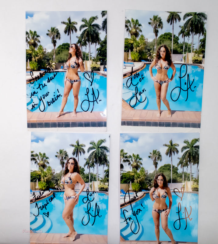 Lisa Ann Tropical Bikini+ Autographed photos