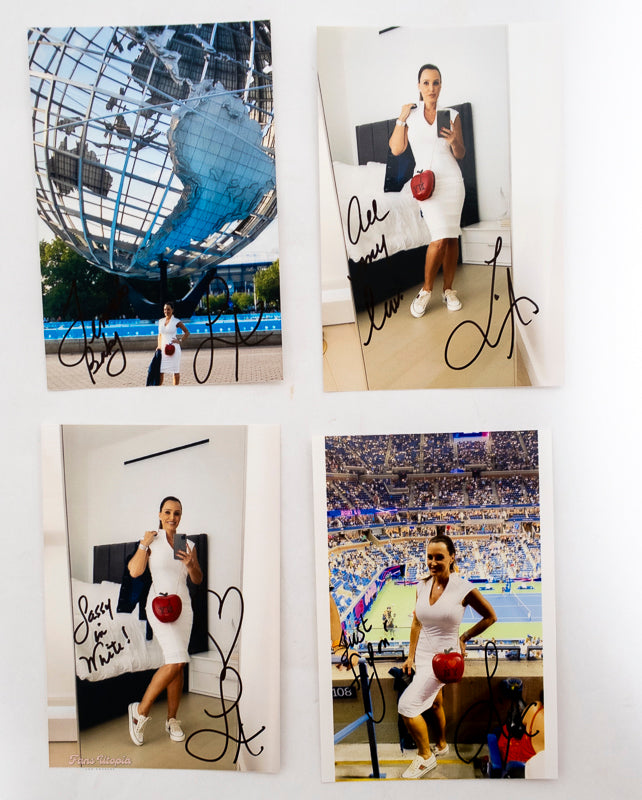 Lisa Ann US Open White Dress + Autographed photos
