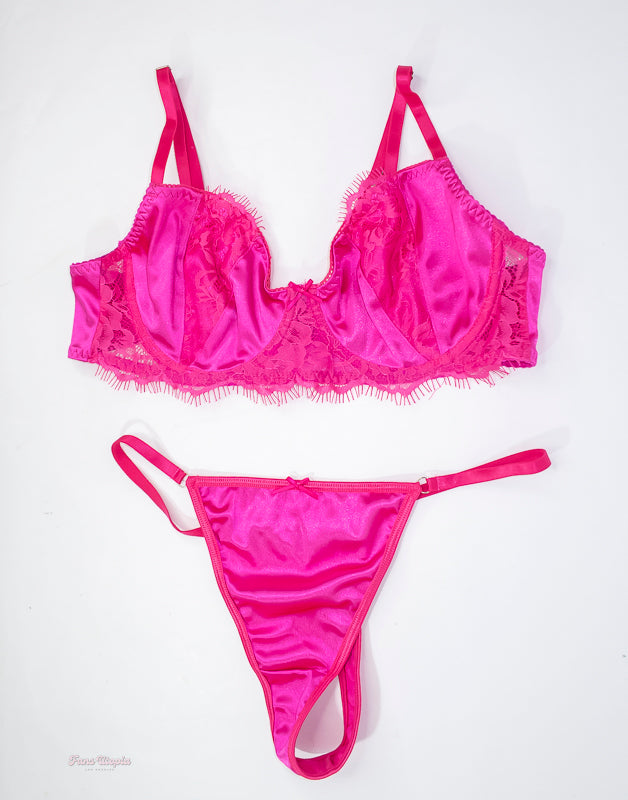 Violet Myers Hot Pink Bra & Panties Set