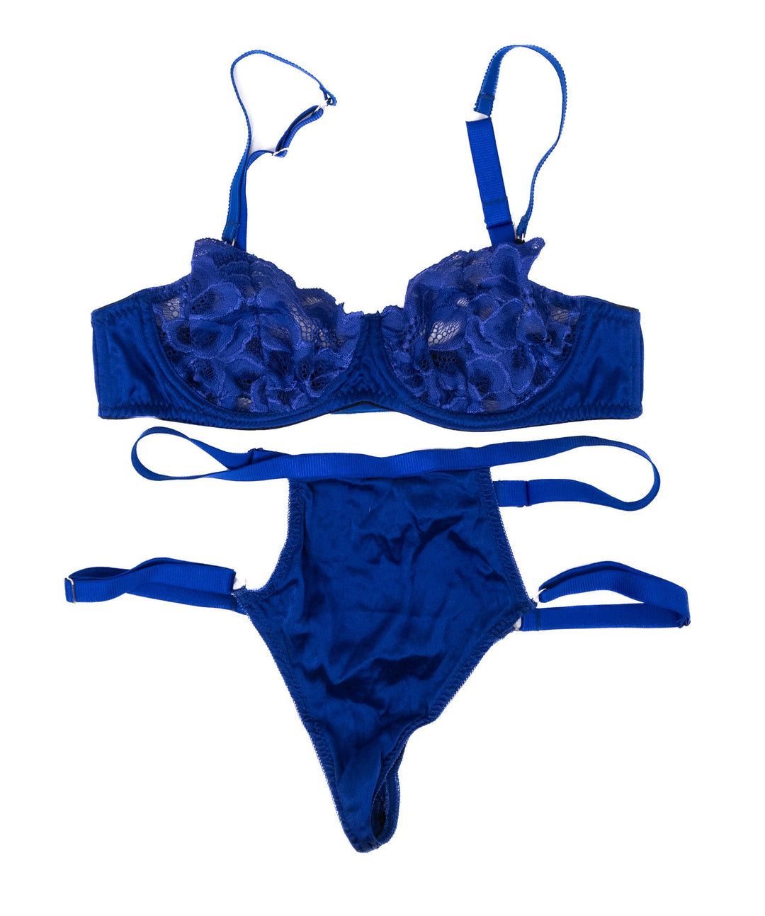 Tru Kait Royal Blue Bra & Panty Set