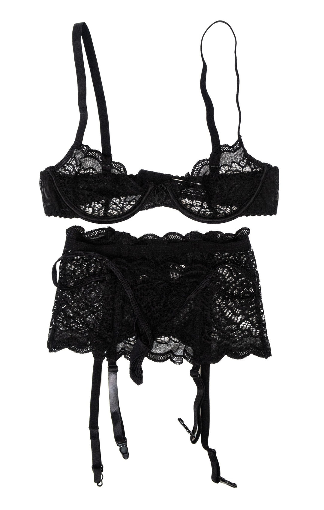 Tru Kait Black Corset Set