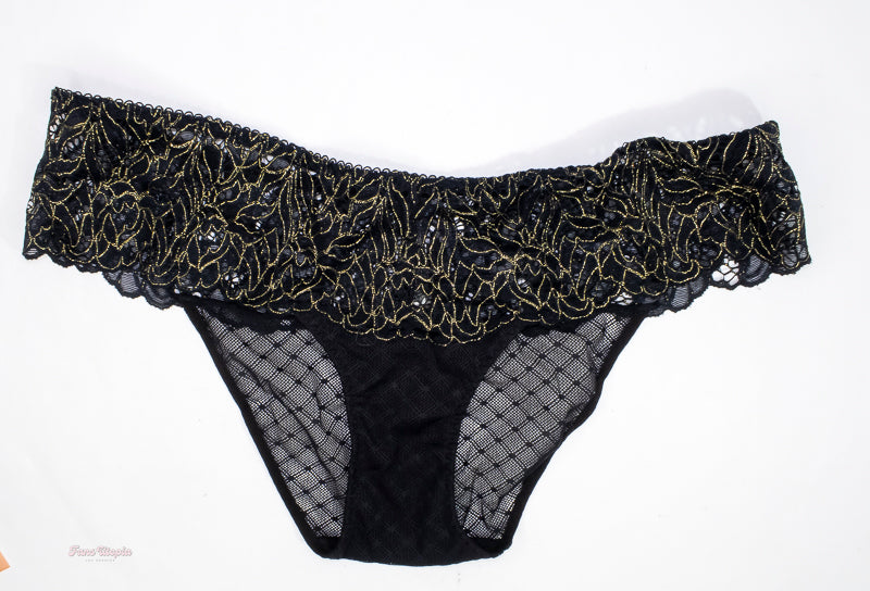 Jenna Foxx Black & Gold Panties  + Picture