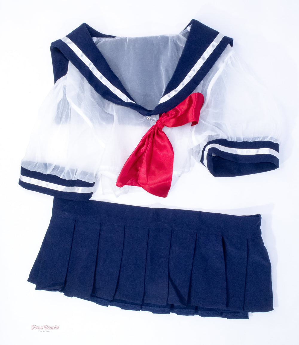 Queenie Sateen School Girl Outfit - FANS UTOPIA
