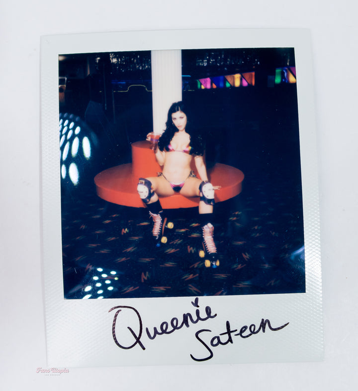 Queenie Sateen Rainbow Bikini + Autographed Polaroid - FANS UTOPIA