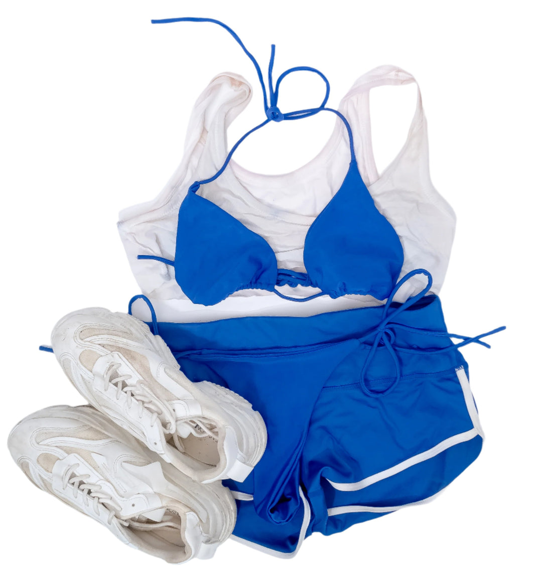 Lily Lou Blue Set + Sneakers Nasty