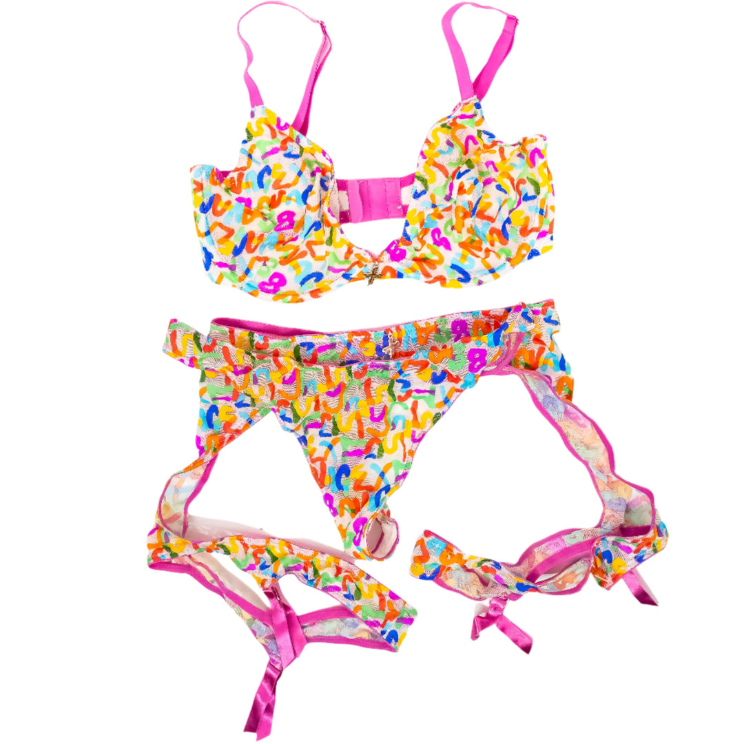 Siri Dahl Rainbow Savage X Lingerie Set