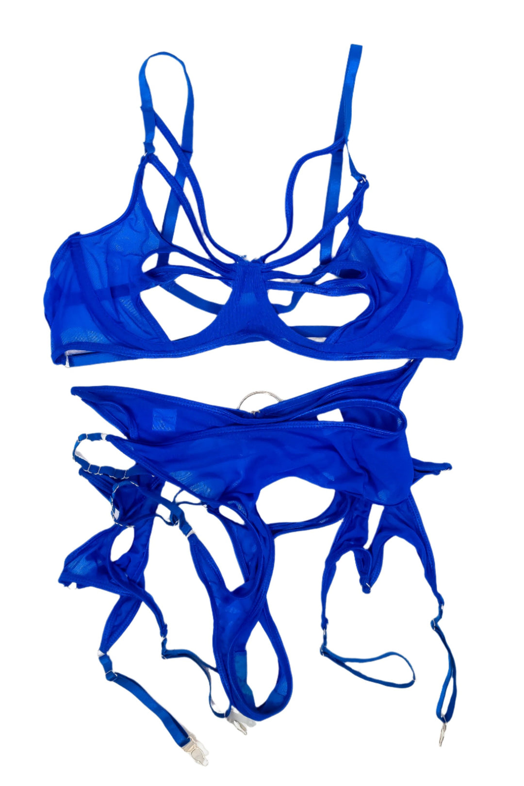 Elana Bunnz Royal Blue Lingerie Set