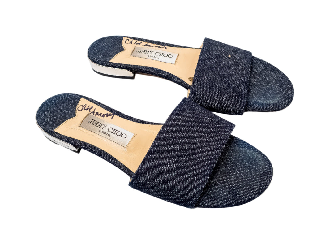 Chloe Amour Denim Blue Flats