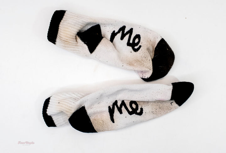 Cherie DeVille Black & White Me Socks + Polaroid