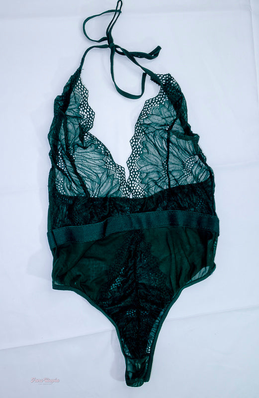 Maya Woulfe Green Lace Bodysuit - FANS UTOPIA