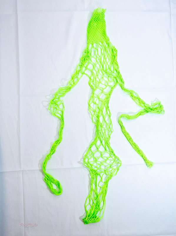 Maya Woulfe Green Fishmet Bodysuit - FANS UTOPIA