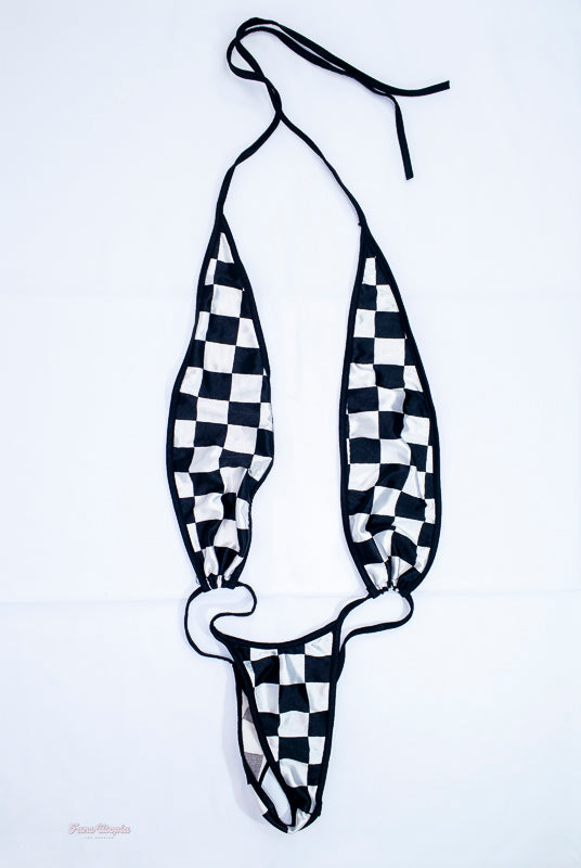 Maya Woulfe Checkered Bodysuit - FANS UTOPIA