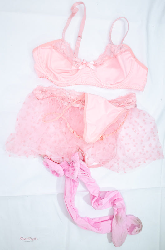 Lumi Ray Pink Complete Lingerie Set