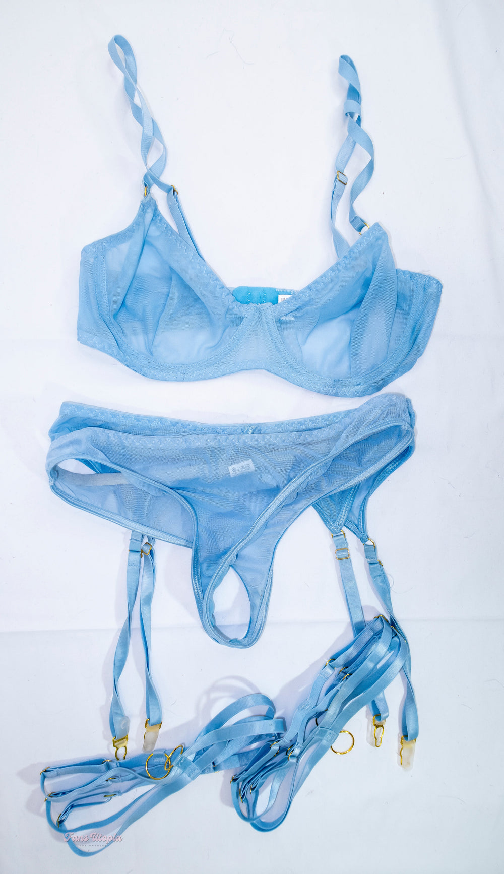 Ashley Lane Blue Lingerie Set + Persoanal Photo - FANS UTOPIA