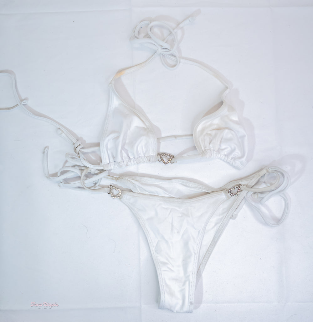 Rory Knox Dirty White Bikini - FANS UTOPIA