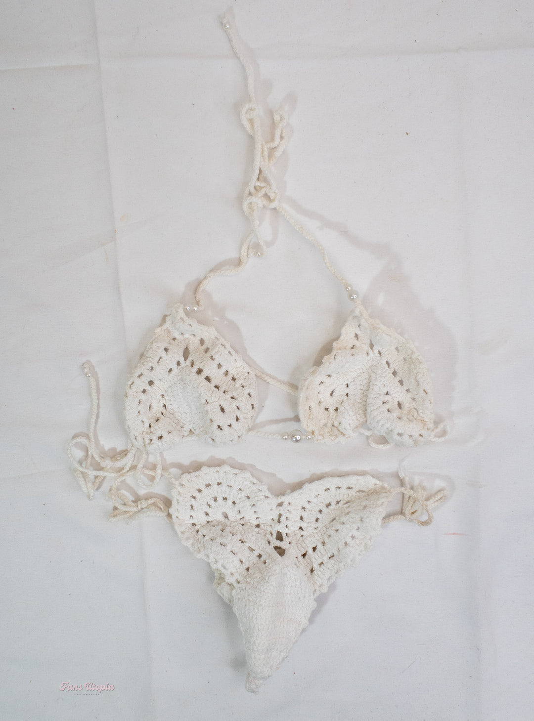 Emma Hix Dirty White Crochet Bikini - FANS UTOPIA
