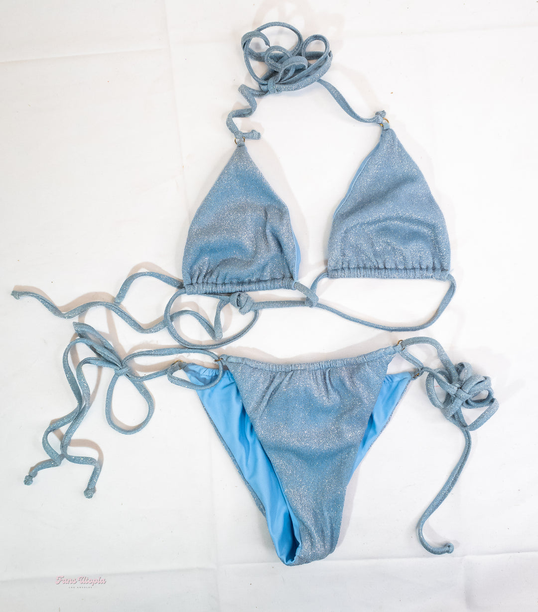 Emma Hix Sparkling Blue Bikini - FANS UTOPIA