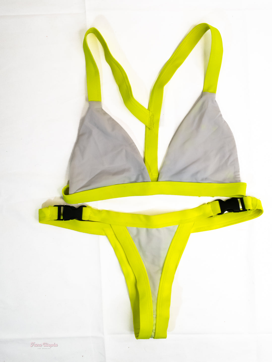 Emma Hix White & Yellow Bikini - FANS UTOPIA