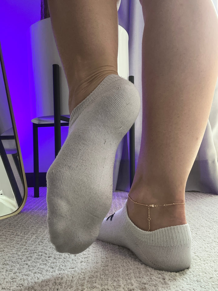 Melissa Stratton White Gym Socks