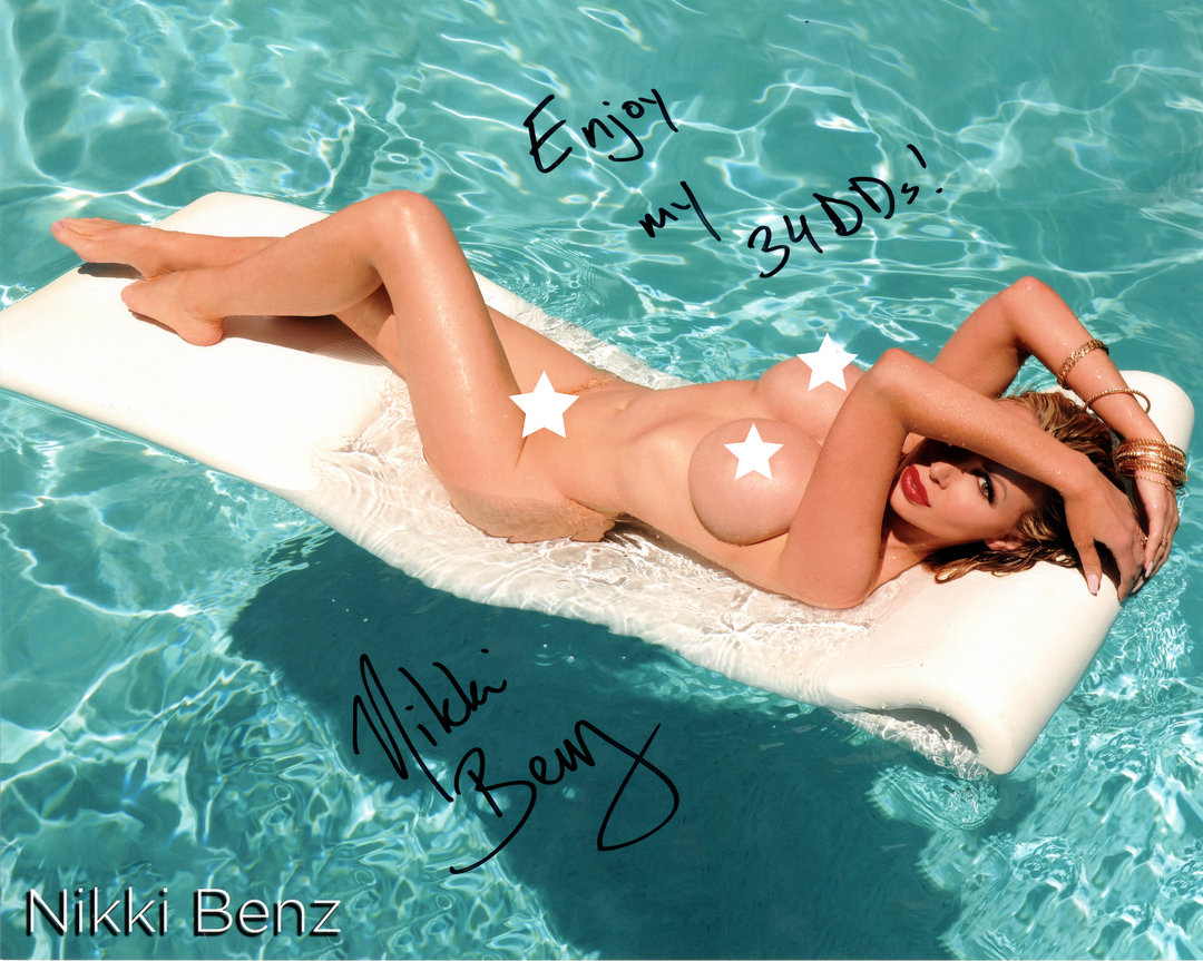 Nikki Benz Autographed Implants + Photo