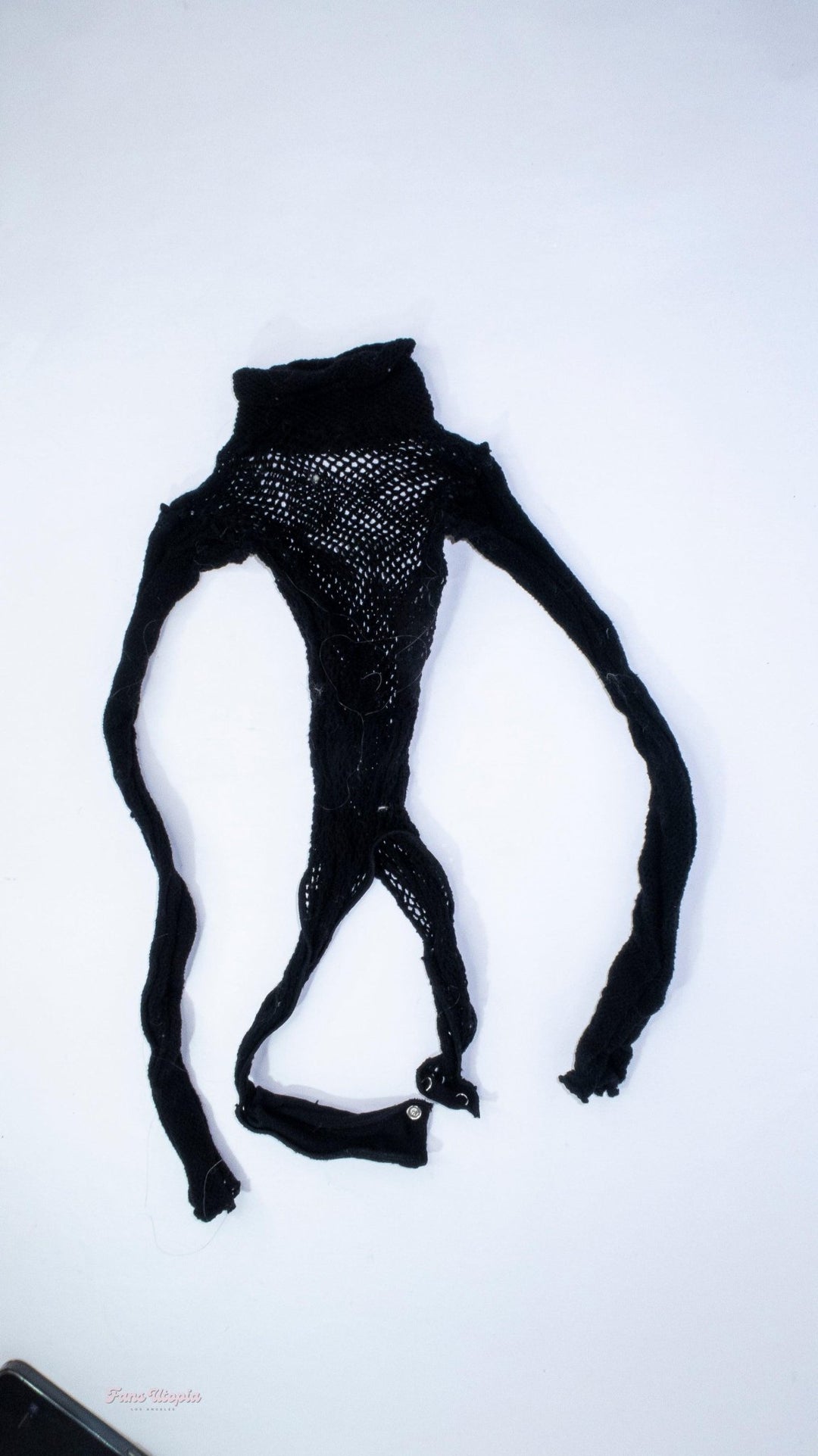 Aiden Ashley Black Fishnet Bodysuit - FANS UTOPIA