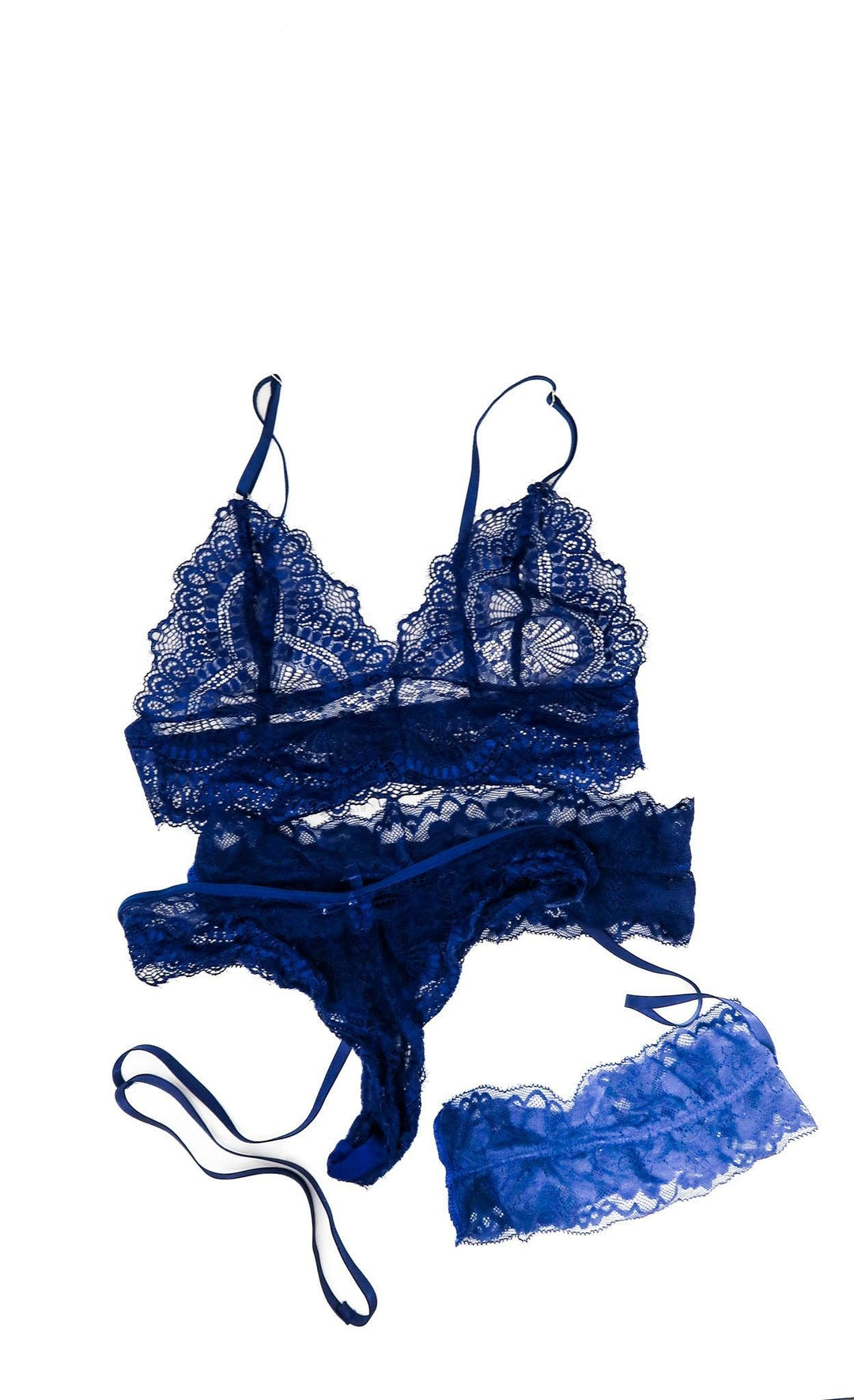 Alexa Payne Blue Lace Set - FANS UTOPIA