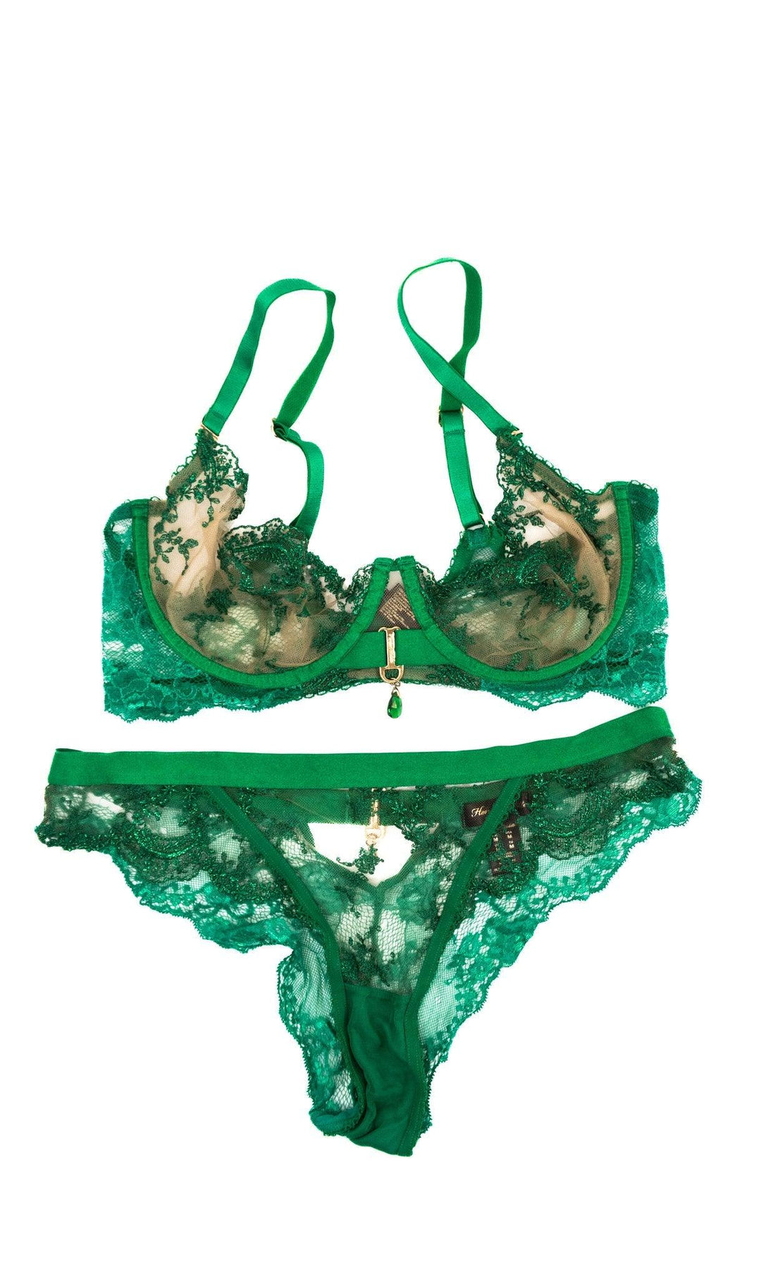 Alexa Payne HB Emerald Green Bra & Panty Set - FANS UTOPIA