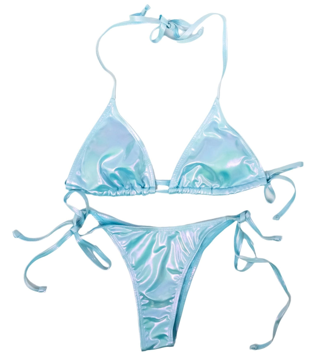 Alix Lynx Blue Iridescent Bikini