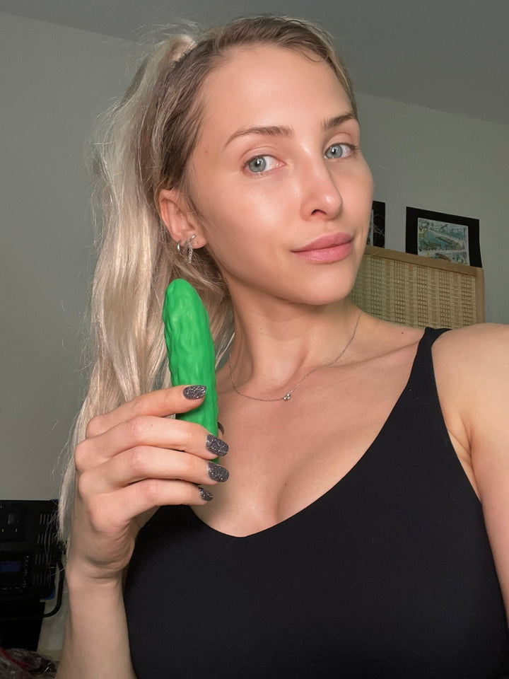 Alix Lynx Cucumber Toy