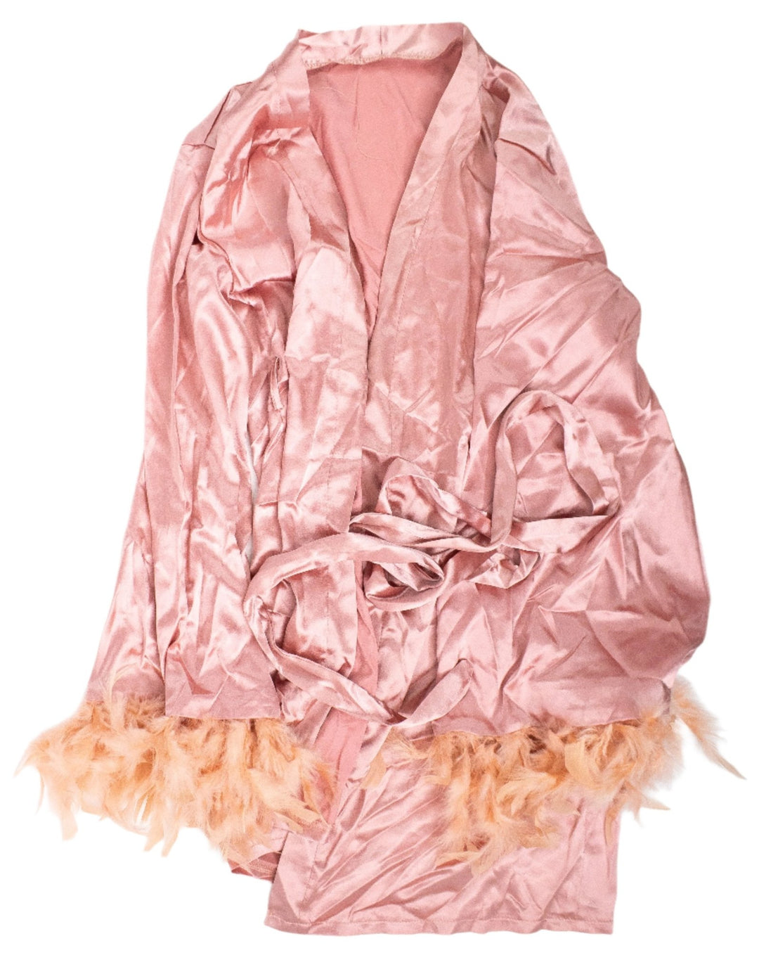 Alix Lynx Pink Feathered Robe