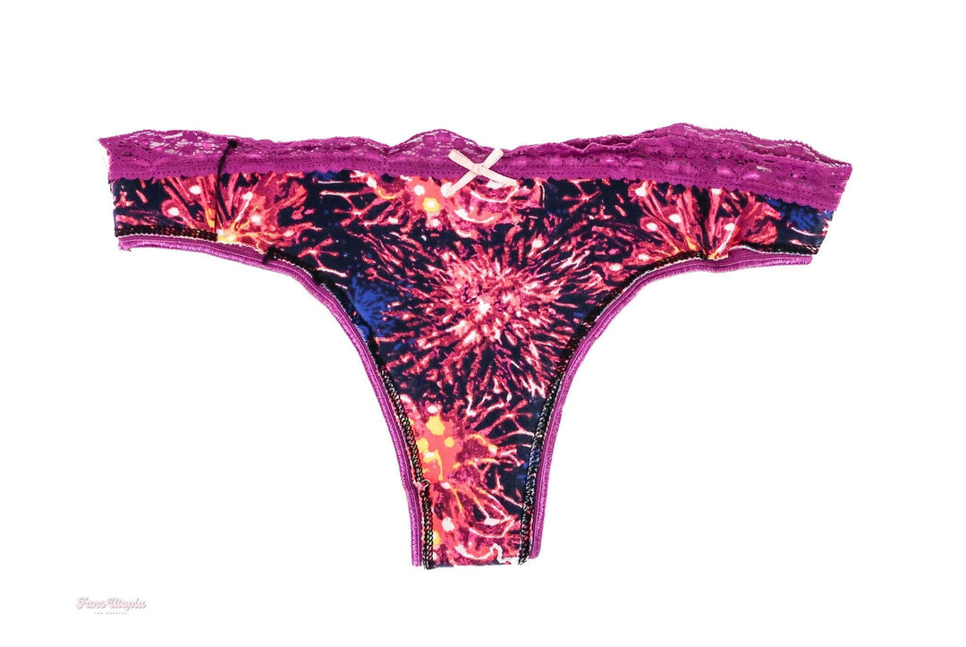 Anna Claire Clouds Purple Flower Cotton Panties - FANS UTOPIA
