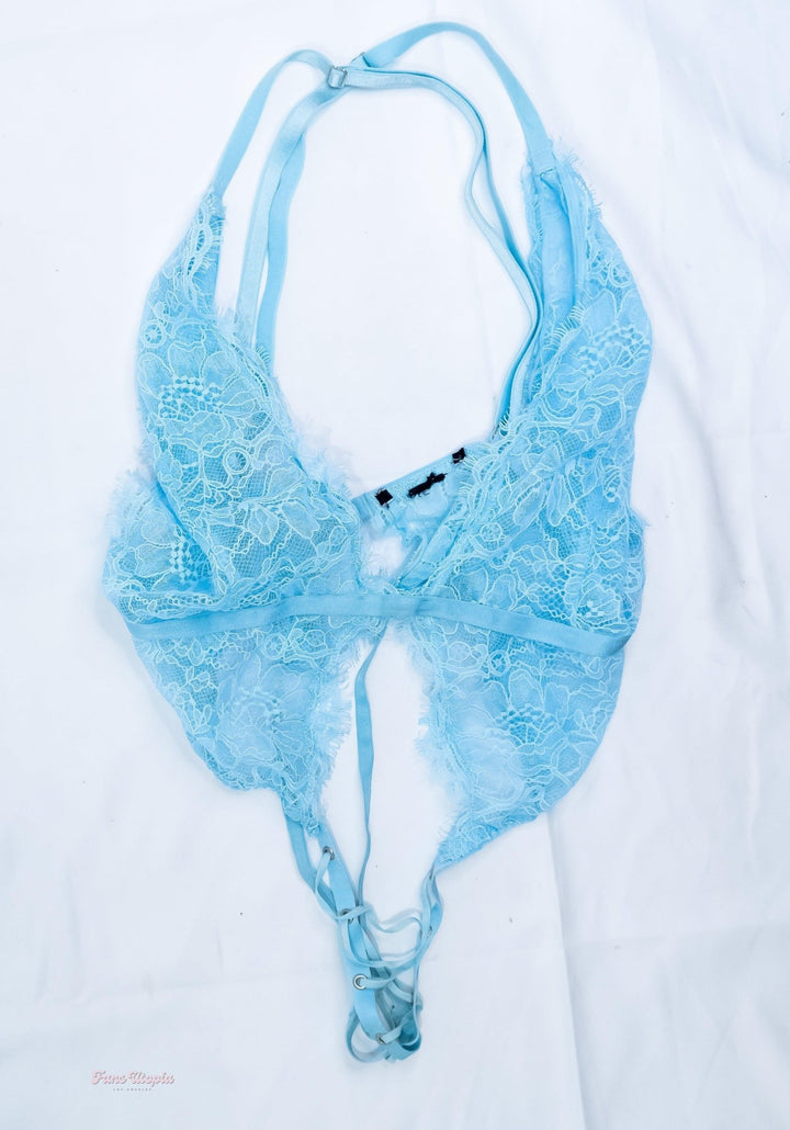 Bella Blu Blue Lace Bodysuit - FANS UTOPIA