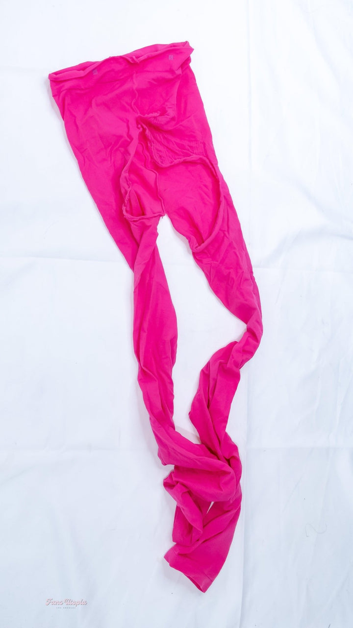 Bella Blu Pink Ripped Stockings - FANS UTOPIA