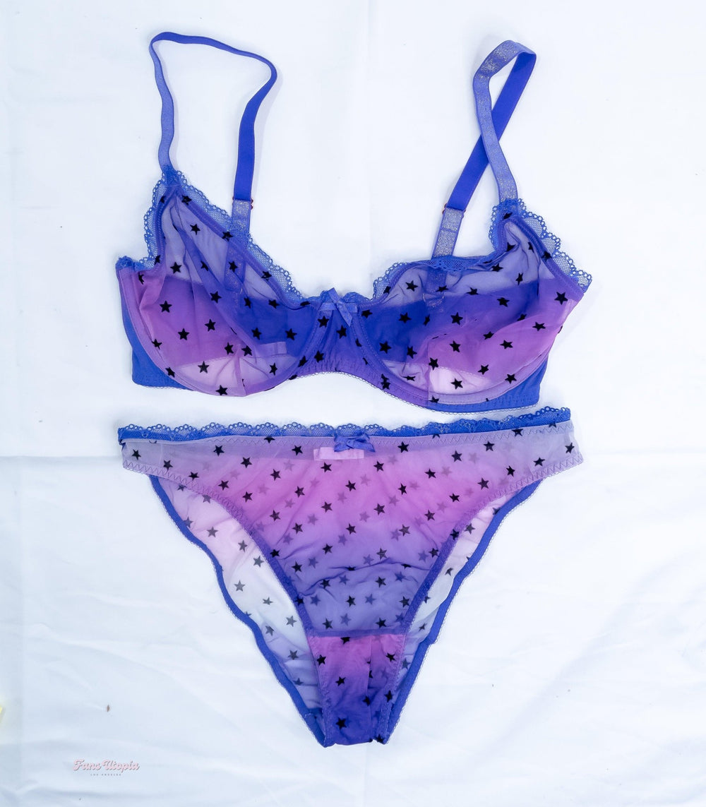 Bella Blu Purple Ombre Savage X Bra & Panties Set - FANS UTOPIA